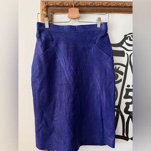 Vintage Leather Skirt